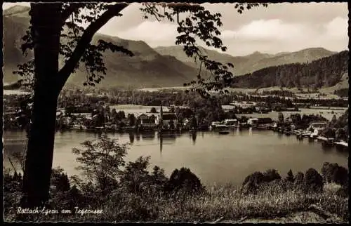 Ansichtskarte Egern-Rottach-Egern Panorama-Ansicht, Tegernsee 1958