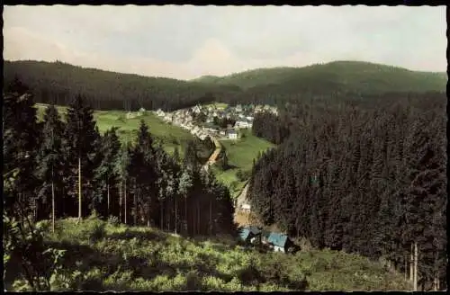 Ansichtskarte Silberstein Stadtblick 1963