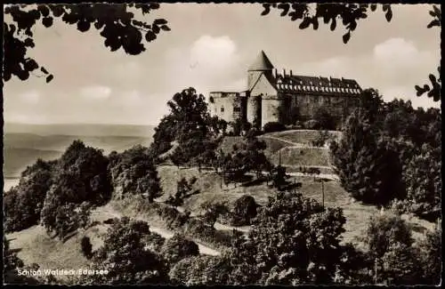 Ansichtskarte Waldeck (am Edersee) Schloss Waldeck 1958