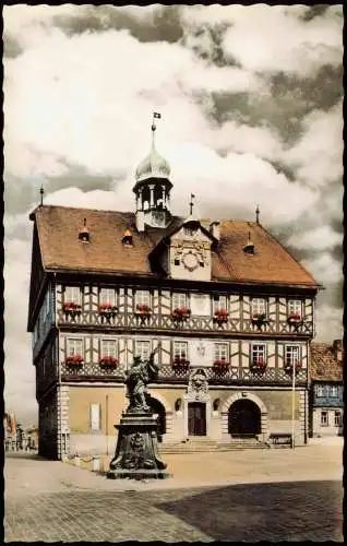 Ansichtskarte Bad Staffelstein Rathaus - Colorfoto AK 1962