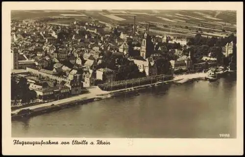 Ansichtskarte Eltville am Rhein Luftbild 1951
