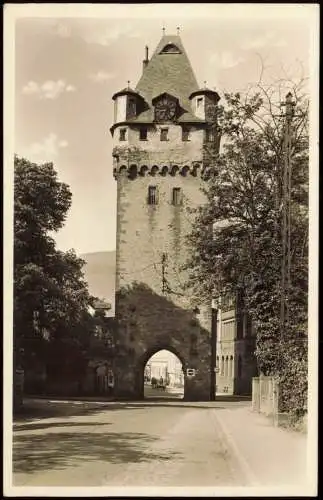 Ansichtskarte Miltenberg (Main) Strassen Partie am Würzburger Tor 1950