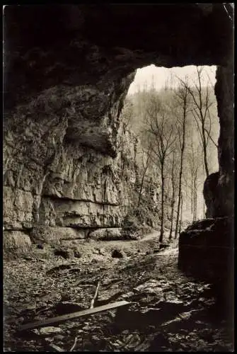 Ansichtskarte Bad Urach Falkensteiner Höhle 1960