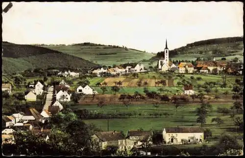 Ansichtskarte Klausen Wallfahrtskirche und Panorama Eberhards-Clausen 1962