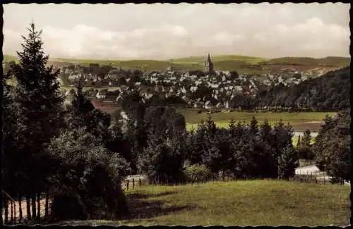 Ansichtskarte Brilon (Sauerland) Panorama-Ansicht; Ort im Sauerland 1959