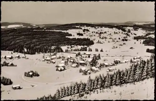 Ansichtskarte Altglashütten-Feldberg (Schwarzwald) Stadt im Winter 1961