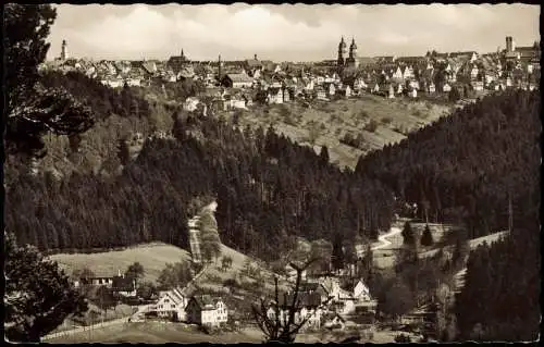Ansichtskarte Freudenstadt Fernblick auf die Stadt 1959