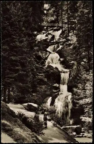 Ansichtskarte Triberg im Schwarzwald Schwarzwald Wasserfälle 1961
