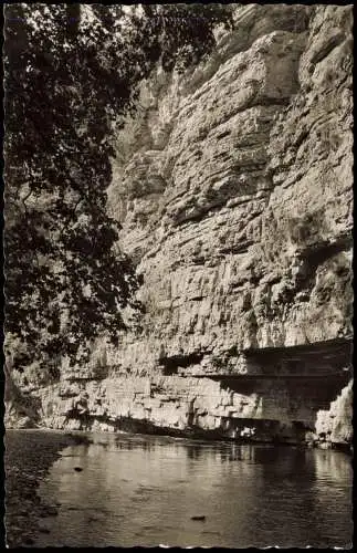 Ansichtskarte Titisee-Neustadt Wutachschlucht Felsengalerie 1955