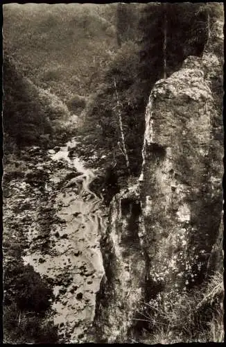 Titisee-Neustadt Wutachschlucht südl. Schwarzwald Beim Räuberschlößle 1963