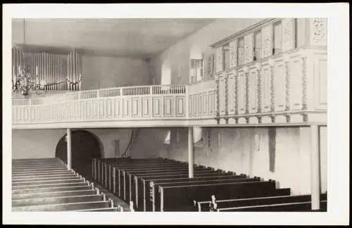 Hasbergen-Delmenhorst Demost St.-Laurentius-Kirche Innen mit Orgel 1960
