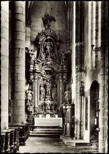Ansichtskarte Schwaz Pfarrkirche SCHWAZ in Tirol Anna Altar 1960
