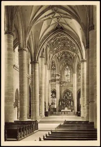 Schwäbisch Gmünd Innen HEILIGKREUZMÜNSTER Mittelschiff 1. Hälfte 14. JH. 1950