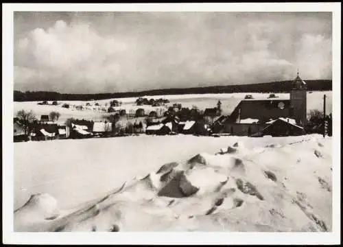 Schmiedeberg (Erzgebirge)-Dippoldiswalde   Winterliches   Erzgebirge 1960