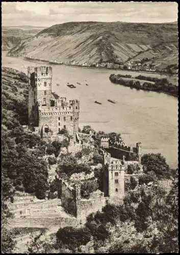 Ansichtskarte Mainz Burg Sooneck am Rhein 1955