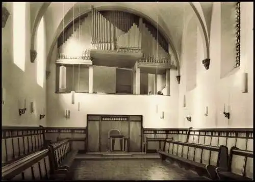 Ansichtskarte Herstelle-Beverungen Abtei-Kirche Blick in den Nonnenchor 1960