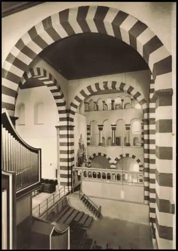 Hildesheim Michaeliskirche Westl. Querschiff mit Engelchorschranke 1960