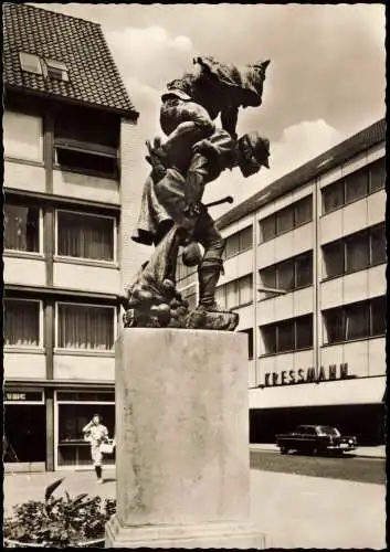 Ansichtskarte Hildesheim Ortsansicht, Denkmal, Der „Huckup" 1963
