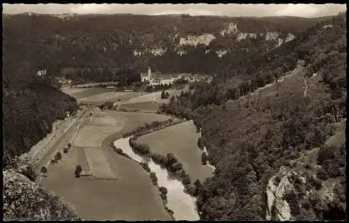 Ansichtskarte Beuron Blick vom Knopfmacherfelsen 1965