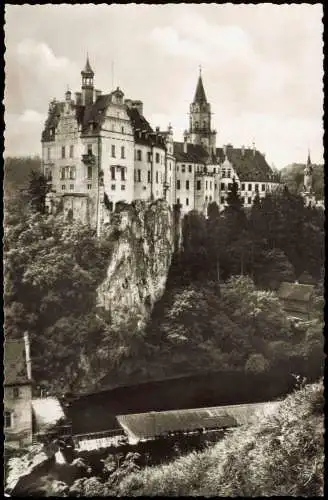 Ansichtskarte Sigmaringen Blick auf das Schloß 1962