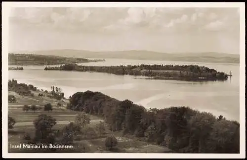 Ansichtskarte Insel Mainau-Konstanz Insel Mainau im Bodensee 1952