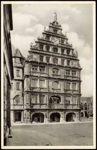 Ansichtskarte Braunschweig Gewandhaus 1956