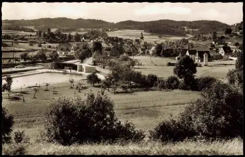 Königstein (Oberpfalz) Fränkische Schweiz Stadt, Schwimmbad 1959