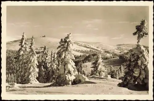 Ansichtskarte Feldberg (Schwarzwald) Feldberg Schwarzwald im Winter 1953