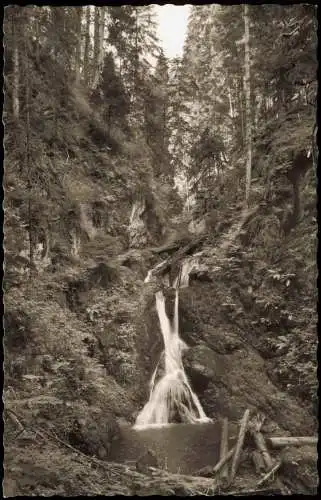 Bonndorf (Schwarzwald) südl. Hochschwarzwald Lothenbach Klamm 1956