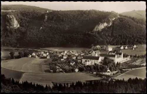 Ansichtskarte Beuron von Nordwesten - Fotokarte 1959