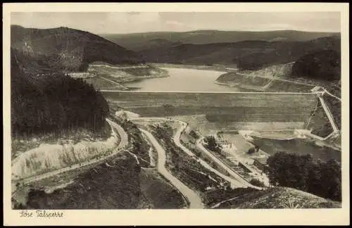 Ansichtskarte Osterode (Harz) Blick über die Sösetalsperre 1956