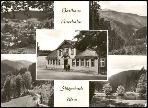 Ansichtskarte Stützerbach Gasthaus Auerhahn 1971/1980