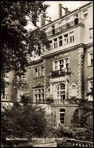 Ansichtskarte Wannsee-Berlin Immanuel-Krankenhaus 1964