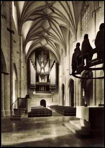 Ansichtskarte Hildesheim Andreaskirche Mittelschiff Blick nach Westen 1960