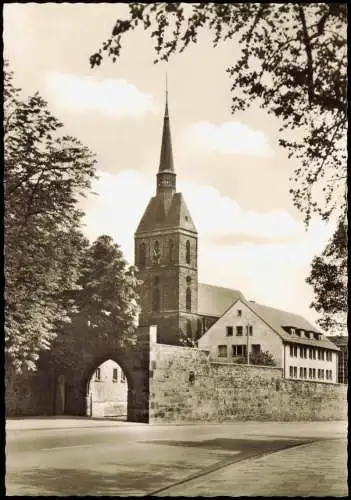 Hildesheim Andreaskirche Außenansicht v.d. Straße aus gesehen 1960