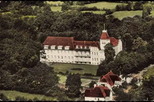 Ansichtskarte Schüttorf Krankenhaus Annaheim Luftbild 1963