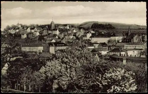 Ansichtskarte Siegen Blick vom Fischbacherberg 1958