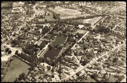 Ansichtskarte Uetersen Luftaufnahme Luftbild 1961
