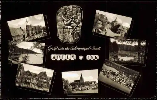 Ansichtskarte Mölln (Schleswig-Holstein) Fotokarte mit 8 Stadtansichten 1964