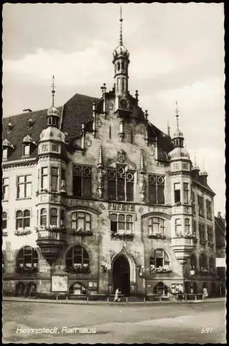 Ansichtskarte Helmstedt Rathaus 1962