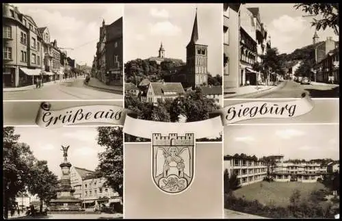Ansichtskarte Siegburg Mehrbild Ak Straßen 1963