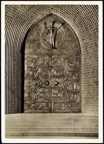 Ansichtskarte Hannover Ev.-luth. Marktkirche Portal 1960