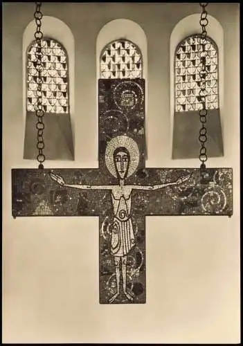 Eversten-Oldenburg Pfarr-Rektorat St. Willehad in EVERSTEN (Innenansicht) 1960