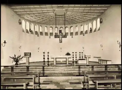 Eversten-Oldenburg Kath. Pfarrkirche St. Willehad Eversten Chorraum 1960