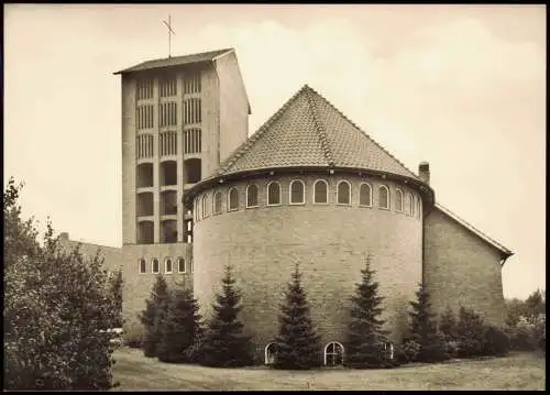 Eversten-Oldenburg Kath. Pfarrkirche St. Willehad in Eversten 1960