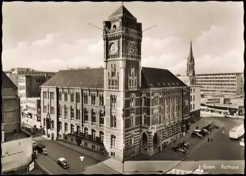 Ansichtskarte Essen (Ruhr) Rathaus 1960