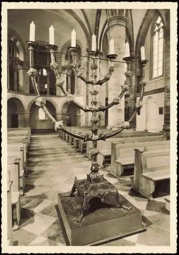 Ansichtskarte Essen (Ruhr) Münsterkirche Siebenarmiger Leuchter um 1000 1960