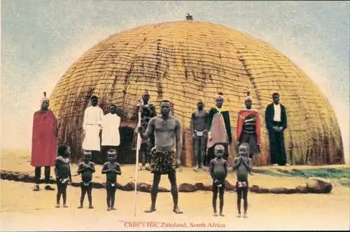 Südafrika Südafrika Chief's Hut, Zululand, South Africa REPRO 1905/1996