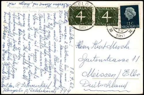 Postkaart Hengelo Koningin Juliana Ziekenhuis 1960