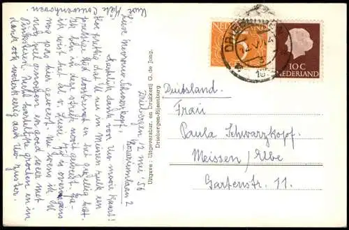 Postkaart Driebergen-Rijsenburg 4 Bild Traaij, De Paddestoel 1956